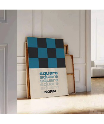 Square Modern Art Poster JUSQU'A -70%! 