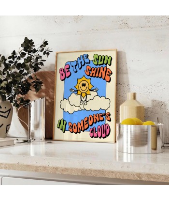 Be The Sun Shine Groovy Print les muscles