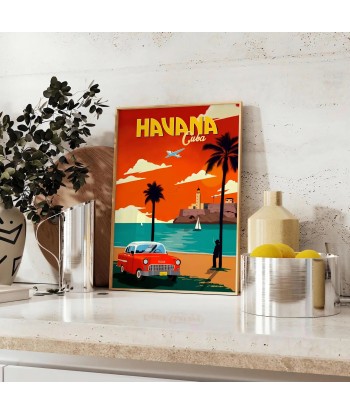 Havana Cuba Vintage Travel Poster Wall Art france