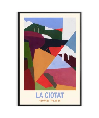 La Ciota Vintage Travel Poster Art Print destockage