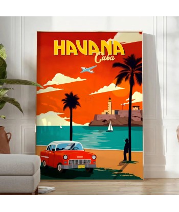 Havana Cuba Vintage Travel Poster Wall Art france