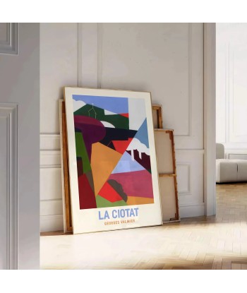 La Ciota Vintage Travel Poster Art Print destockage