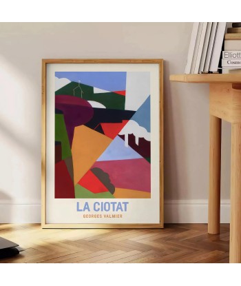 La Ciota Vintage Travel Poster Art Print destockage