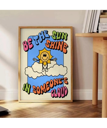 Be The Sun Shine Groovy Print les muscles