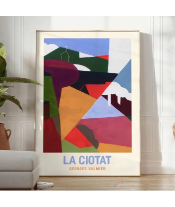 La Ciota Vintage Travel Poster Art Print destockage