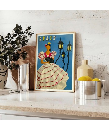 Spain Vintage Travel Poster Wall Art les muscles