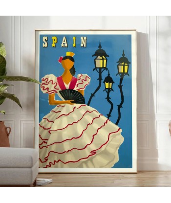 Spain Vintage Travel Poster Wall Art les muscles