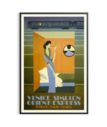 Venice Simplon Vintage Travel Poster Print Le MVP de beaucoup