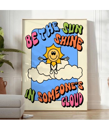 Be The Sun Shine Groovy Print les muscles