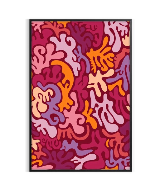 Groovy Lava Lamp S Inspired Fluid Pattern Design Poster vous aussi creer 