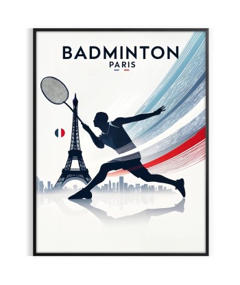 Badminton 3 Paris Poster l'évolution des habitudes 