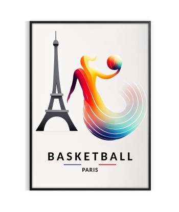 Basketball 2 Paris Poster outlet