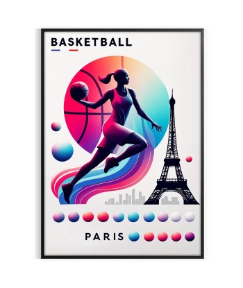 Basketball Paris Poster pour bénéficier 