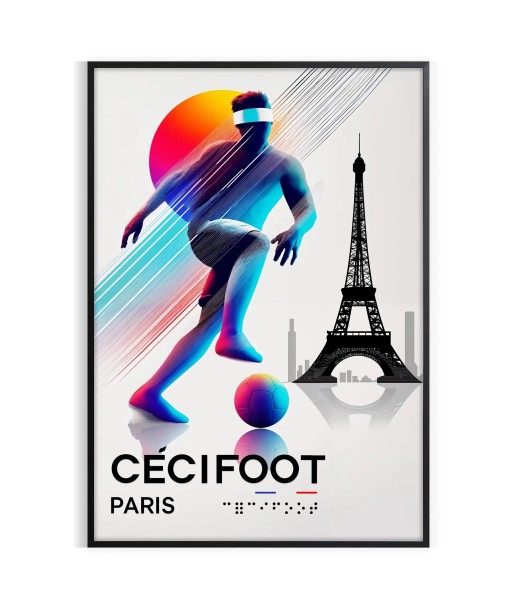 Cecifoot Paris Poster Les êtres humains sont 