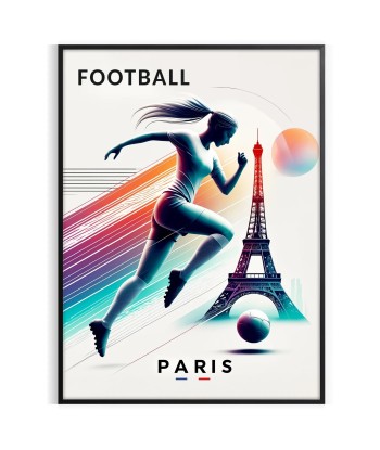 Football 2 Paris Poster Livraison rapide