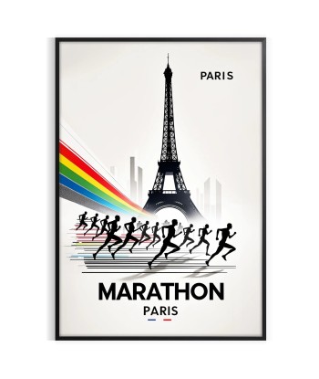 Marathon Paris Poster hantent personnes