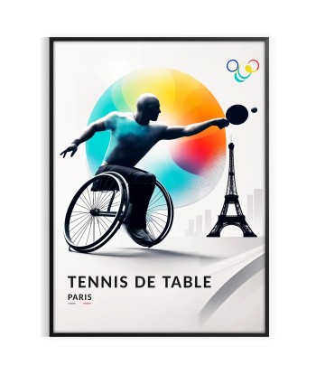 Para Tennis De Table Paris Poster prix pour 