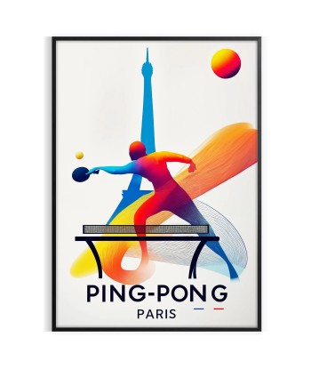 Ping Pong Paris Poster la colonne vertébrale