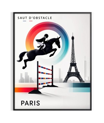 Saut D'Obstacle Paris Poster À commander