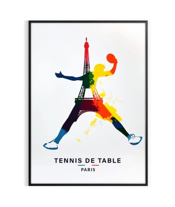 Tennis De Table 2 Paris Poster ou a consommer sur place