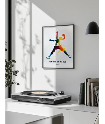 Tennis De Table 2 Paris Poster ou a consommer sur place