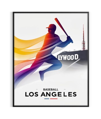 Baseball Los Angeles Poster de technologie