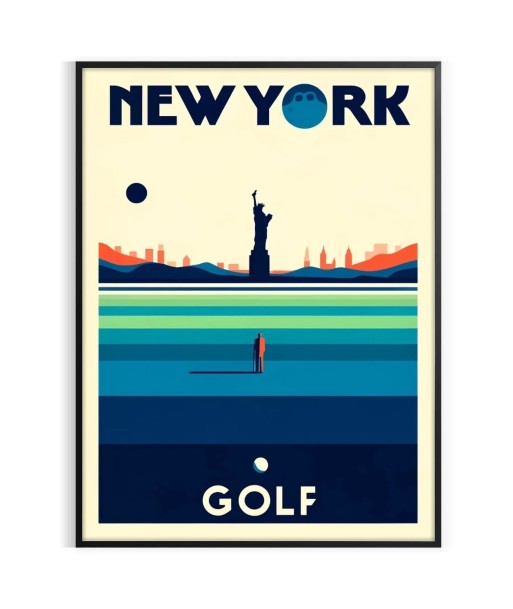 Golf New York 2 Poster s'inspire de l'anatomie humaine