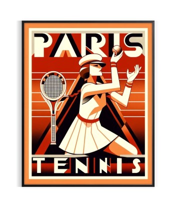 Paris Tennis 5 Poster de technologie