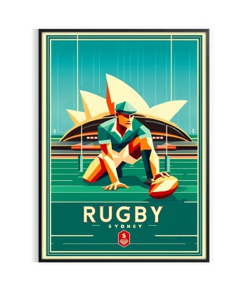 Sydney Rugby Poster Dans la société mordern