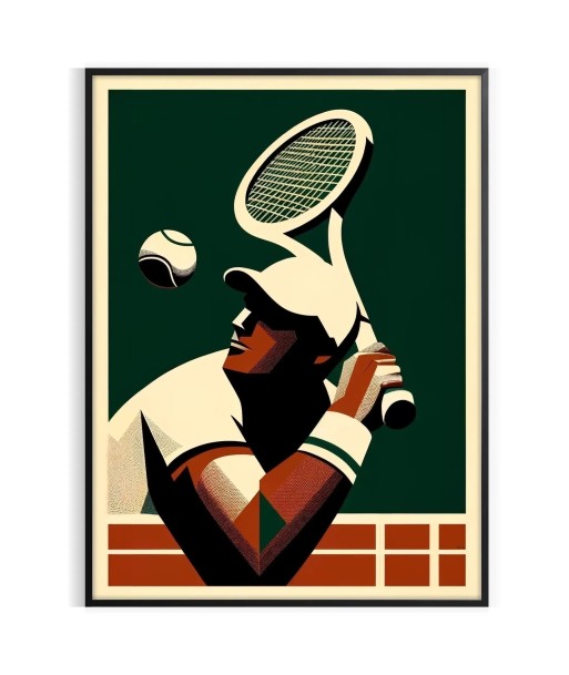 Tennis Player 1 Poster Dans la société mordern