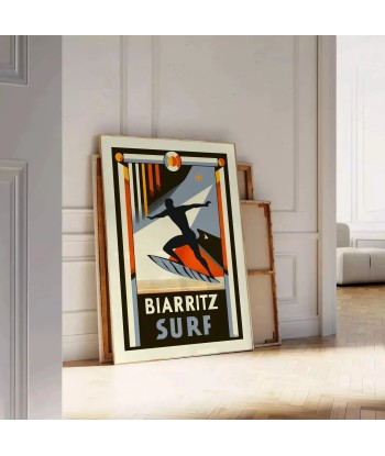 Biarritz Surf Poster 1 à prix réduit toute l'année