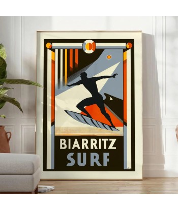 Biarritz Surf Poster 1 à prix réduit toute l'année