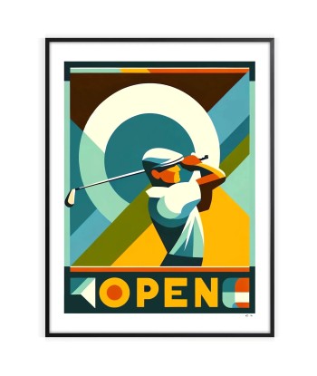 Affiche Vintage Affiche Golf Fin de série