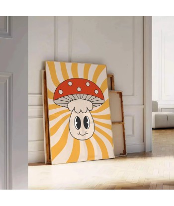 Mushroom Groovy Poster des créatures d'habitude