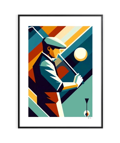 Affiche Golf Poster Vintage Economisez 