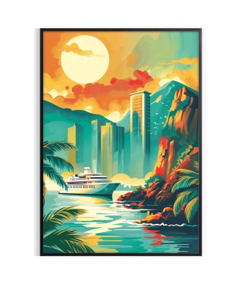 Affiche Voyage Affiche Déco, Style Peinture, Affiche hantent personnes