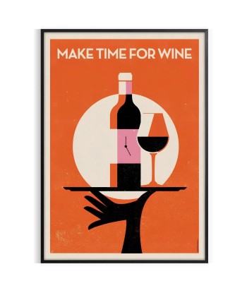 Make Time For Wine Cocktail Wall Art Economisez 