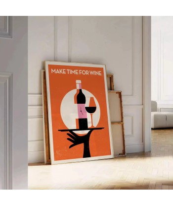 Make Time For Wine Cocktail Wall Art Economisez 