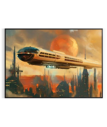 Futurisme Voyage Affiche Peinture Affiche 1 destockage