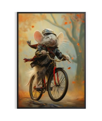 Animal Rat Vélo Poster du meilleur 