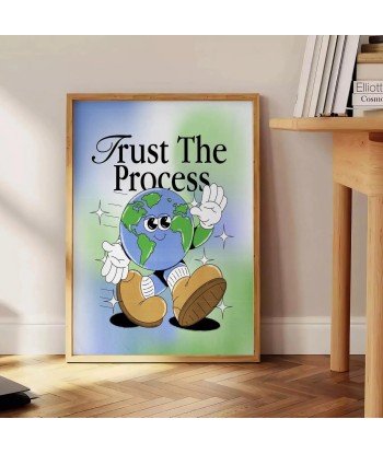 Trust The Process Groovy Art Print meilleur choix