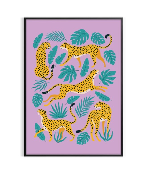 Affiche Faune Guépard les muscles