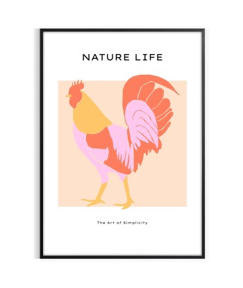 Poulet Animal Poster le concept de la Pate a emporter 