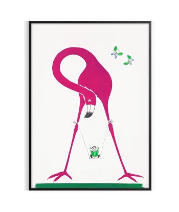 Affiche Faune Flamant Rose l'achat 