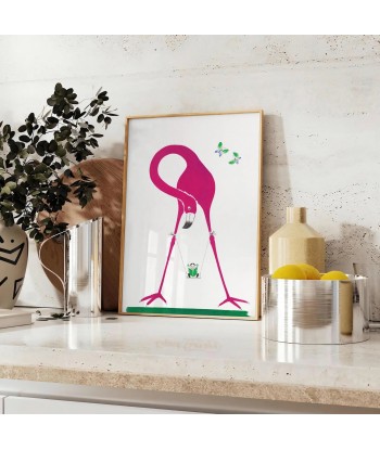 Affiche Faune Flamant Rose l'achat 