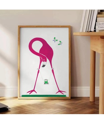 Affiche Faune Flamant Rose l'achat 