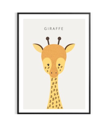 Affiche Animal Girafe Economisez 