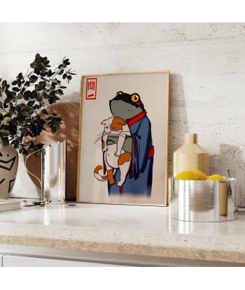 Frog And Cat Matsumoto Hoji Japan Poster 50-70% off 