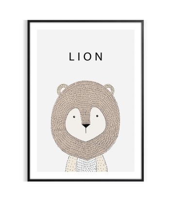 Affiche Animalier Lion france