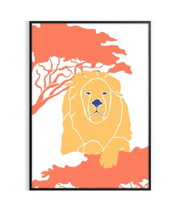 Affiche Faune Lion Venez acheter